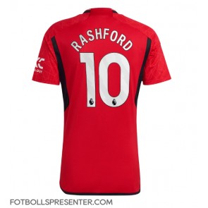 Manchester United Marcus Rashford #10 Hemma Matchtröja 2023-24 Kortärmad